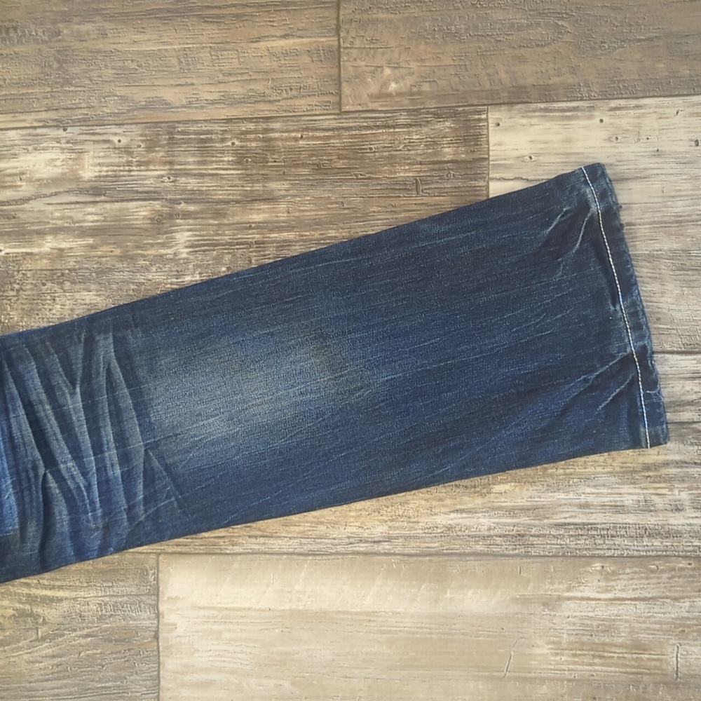 COWGIRL TUFF "Edgy" bootcut med wash rodeo jeans Style #JEDGYJ sz 26x33L EUC - Picture 14 of 16